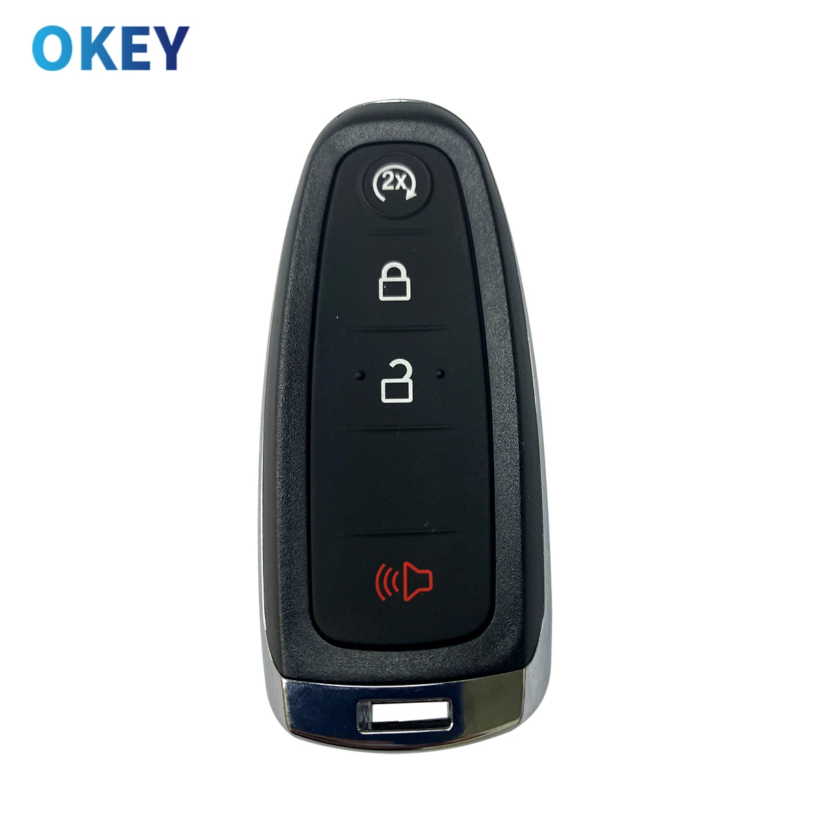 

Okey Remote Car Key Shell 4/5Button For Ford Edge Escape Flex Explorer Taurus Fob Cover Case Housing FO38 HU101 Blade