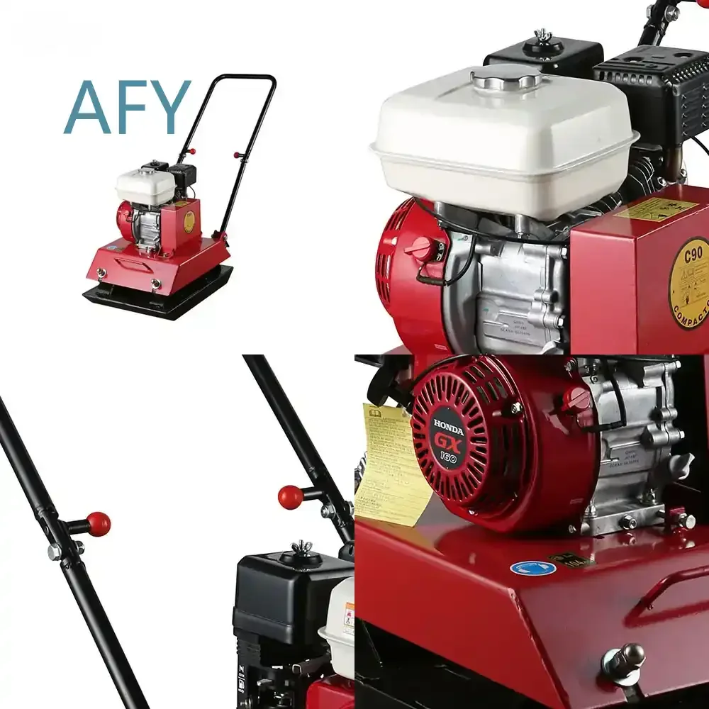 C70 C90 C120 Plate Compactor for Robin Engine Ey20 Heavy Duty Vibratory Tamping Machine Construction Equipment Ground