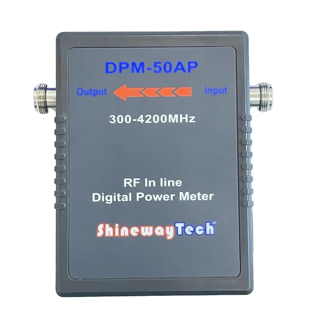 ShineWay 300-4200MHz Wattemeter In Line Digital RF Power Meter Shineway DPM-50AP