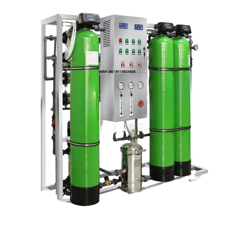 

MR 1T Three Tanks RO EDI Water Purification System with 220V Pump Motor Engine Bearing-Purified Water Treatment