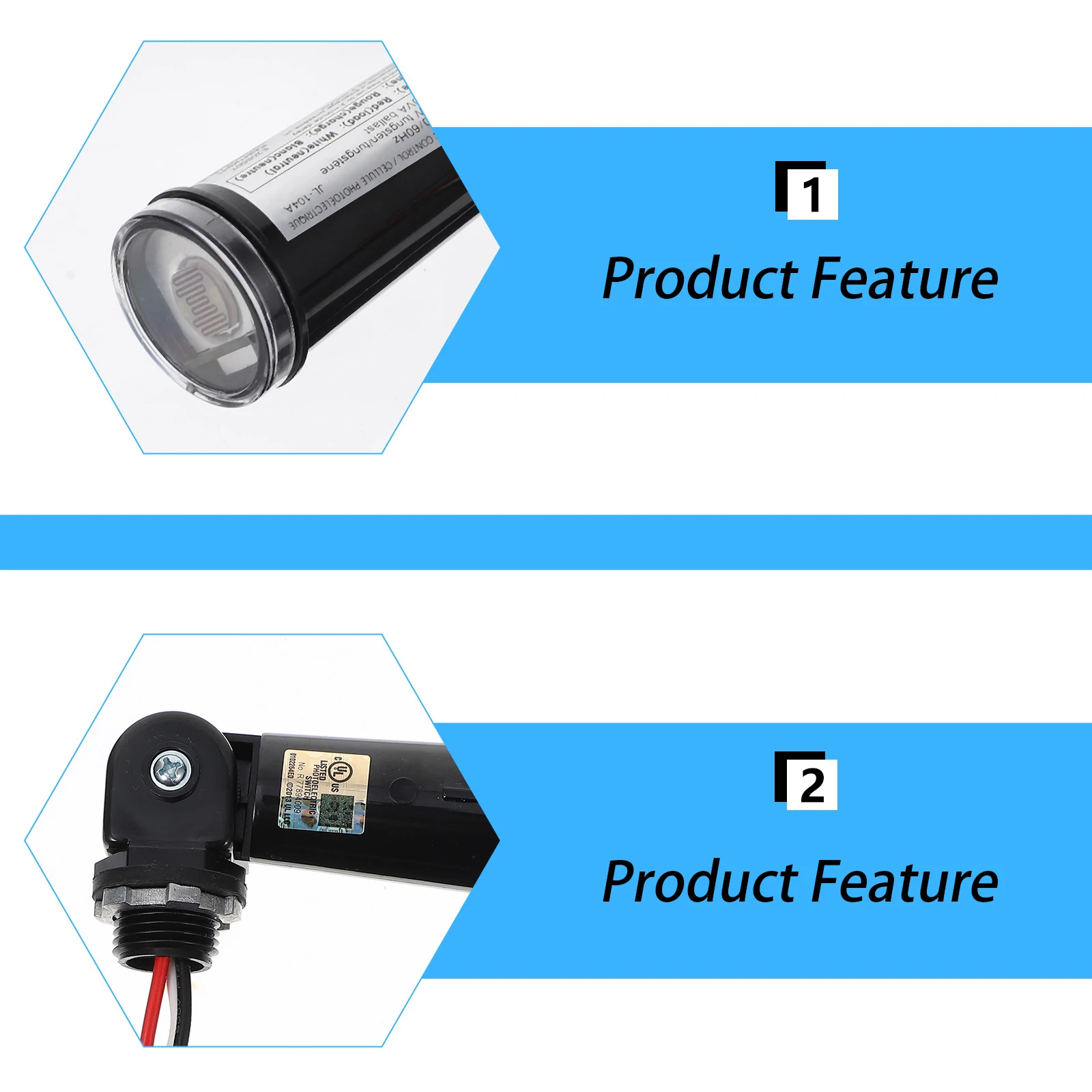 

LED 220v Photocell Plastic Photoelectric Waterproof Street Lighting Automatic Dusk Dawn Heavy