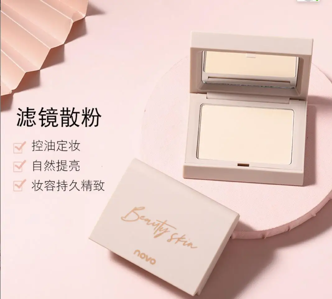 Makeup Loose Powder Soft Lightweight Oil Control Fixed Compact Powder Wet Dry Lasting Natural Solid Foundation Waterproof T2495