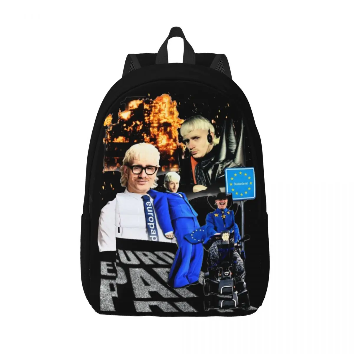 Joost Klein Eurovisions Song Contest 2024 Backpack Casual Backpacks Travel Soft High School Bags Rucksack Fan Souvenir