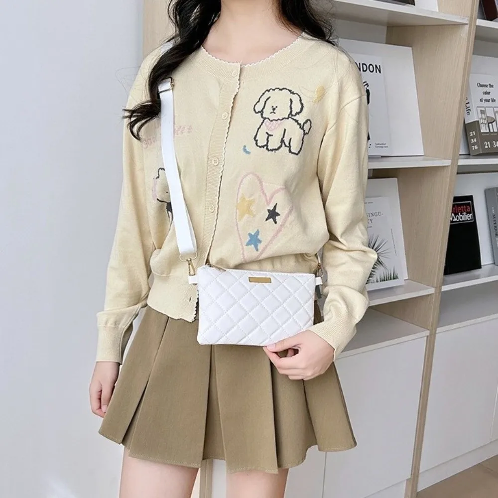 Fashion Simple Messenger Bag Casual Versatile Crossbody Purse Makeup Bag For Ladies