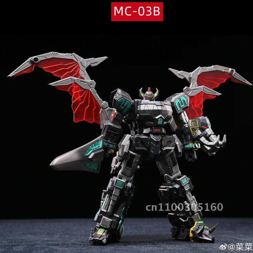 [EN STOCK otra vez] figura transformación MICRO COSMOS MC03 MC-03 equipo Power Mighty MC-03B Morphin Lucky César Dragon Anime