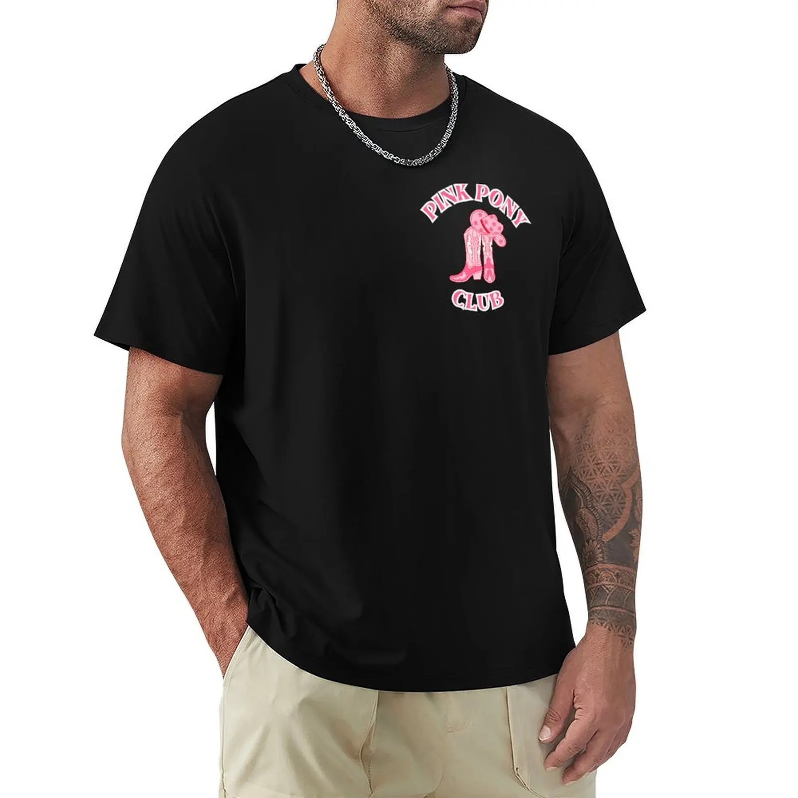 

Pink Pony Club Cowboy Boots and Hat T-Shirt Quick Dry Light Sports T-Shirt