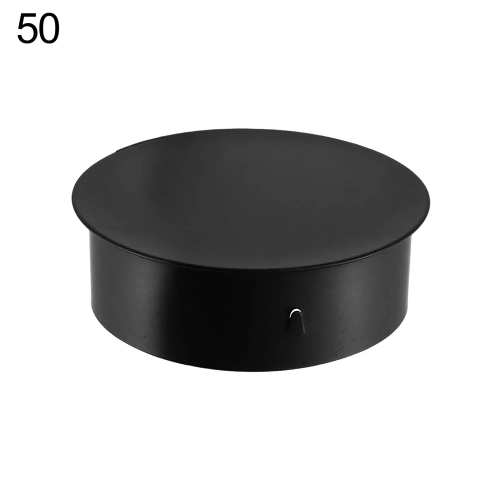 Chimney Cap Chimney Hole Cover Chimney Protection 50-200mm Corrosion-resistant Flat Cap Design Secure Installation