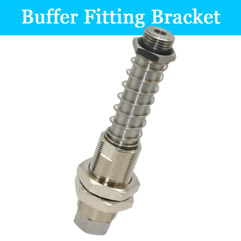 

Stainless Steel Buffer Gold Bracket Afs-M30-J50 Heavy-Duty Support Rod Installation Teeth M30X1.5