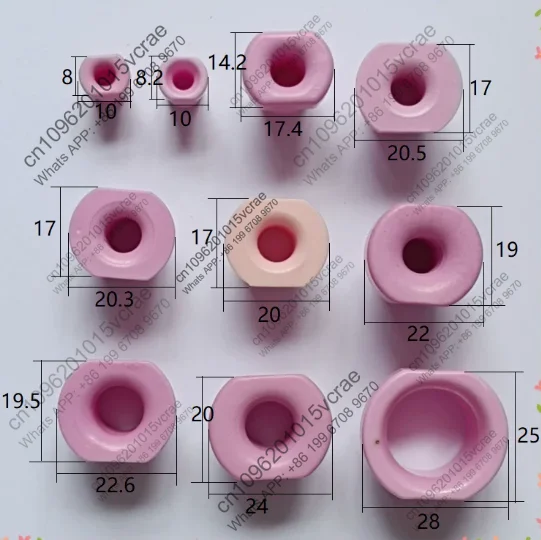 5pcs screw hollow screw thread porcelain eye m8/m10/m12/m14/m16/m18/m20/m24