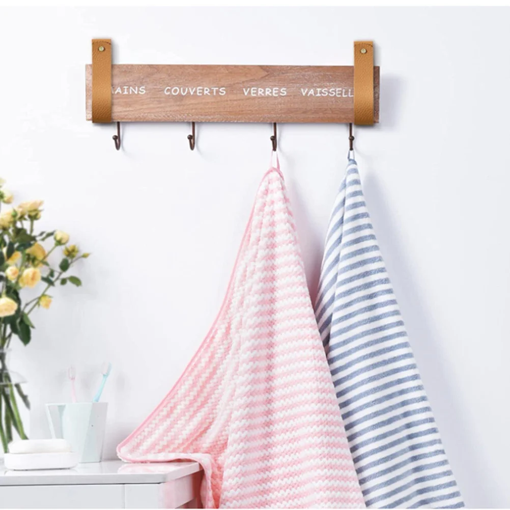 Crochets Muraux en Cuir pour Rideau, Support le Plus Récent