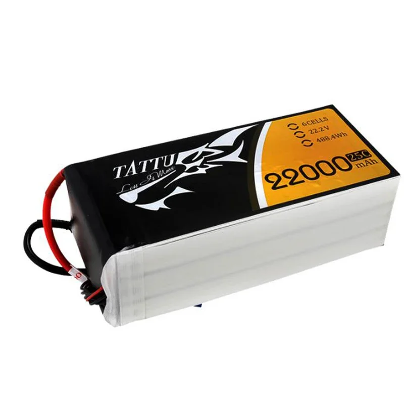 Tattu 22000mAh 22.2V 25C 6S1P Lipo Battery Pack AS150 XT90-S Connector Plug for UAV Drone