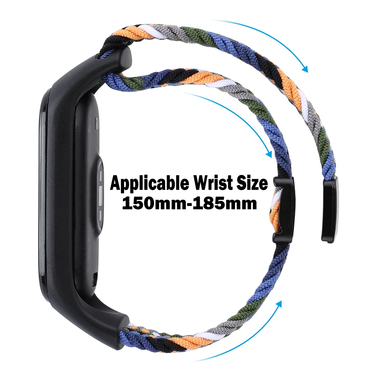 For Xiaomi Mi Band 8 Smart Band Nylon weaving Strap Correa Wristband Bracelet Watchbands Mi band 8 ремешок на mi band 8 pulseira