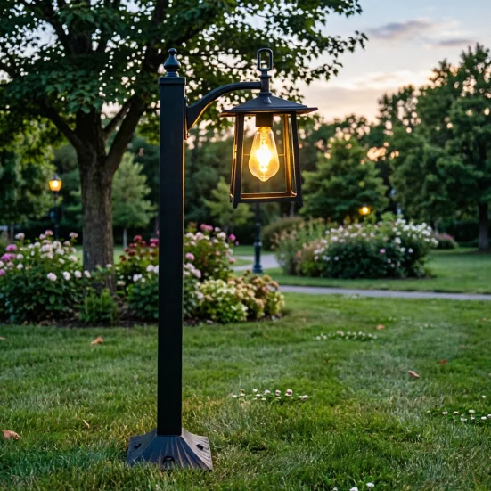 Aluminum Lawn Lamp IP65 Waterproof Minimalist Modern Design Outdoor Streetlight for Villas Gardens Courtyards