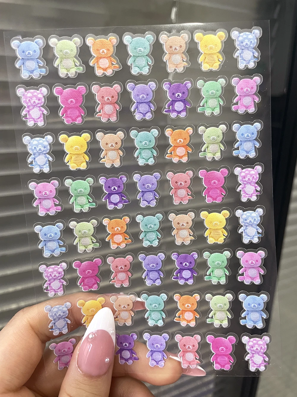 1 pièces Kawaii Mini Pvc Rilakkuma autocollants Nail Art bricolage bouteille d'eau Loptop Skateboard voiture casque boîte mignon autocollants ami cadeaux