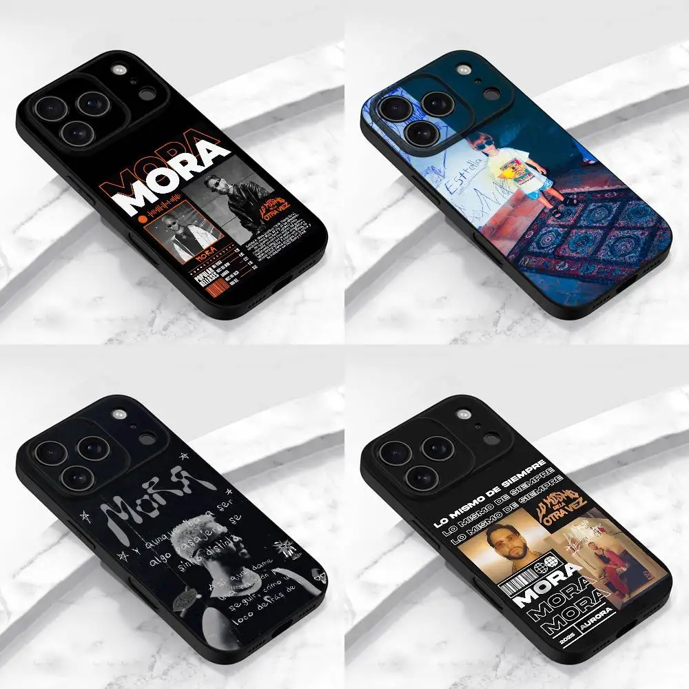 

LO MISMO DE SIEMPRE M-Mora ESTRELLA Phone Case For iPhone 17,16,15,14,13,12,11,Pro,Max,Plus,E,Air,Mini Protective Black Cover