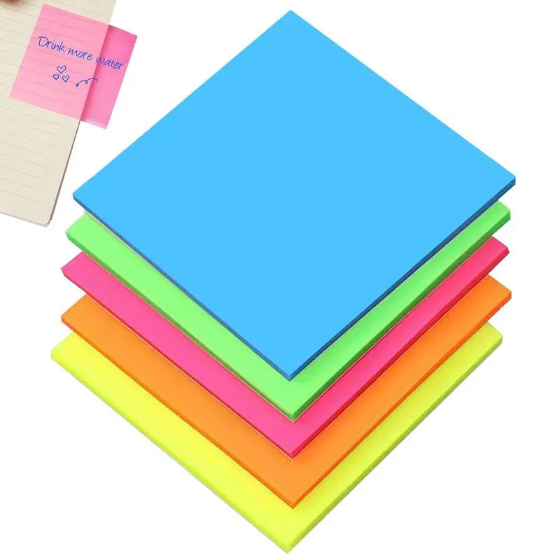 

Transparent Sticky Notes Waterproof Posted Notes 3 X 3 Inches Note Pads Self-Stick Office Supplies Desk Accessories For To-Do