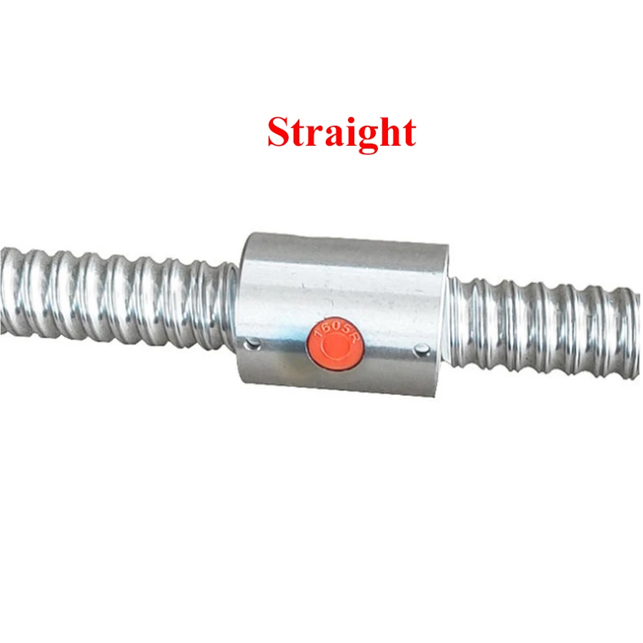 Imagem -04 - Parafuso de Esferas de Alta Precisão com Porca Reta Sfu1204 1604 1605 Sfs2525 Não Transformados e Usinagem Peças Cnc 12002550 mm