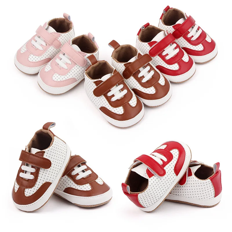 

Cute Newborn Baby Girl Boy Soft Sole Shoe Anti Slip Canvas Sneaker Trainers Prewalker Sport Infant Toddler 0-18M