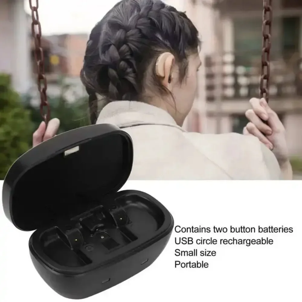 Portable A13 Hearing Amplifier Batteries Charger Kits Ear Care Tools Cycle Fast Rechargeable USB Charging Cable Ears Cares Tools