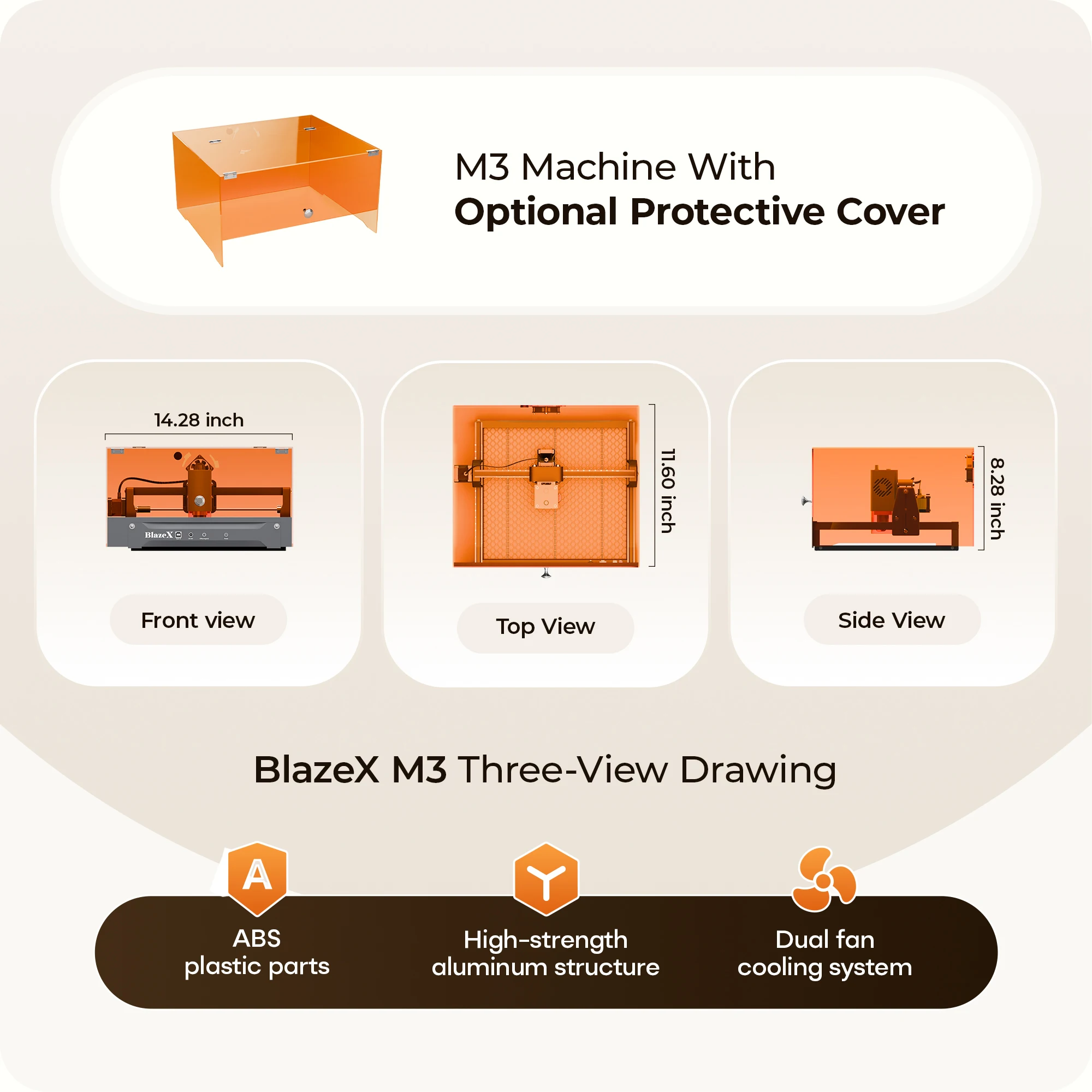 BlazeX 3W Laser Engraver Machi - đánh giá và giá Industrial Laser Cutting Machine
