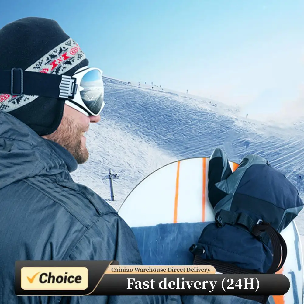 

4PCS Skiing Sport Glove Straps Elastic Wrist Glove Strap Handcuffs Glove Strap for Ski Snowboarding Mountaineering Accessories