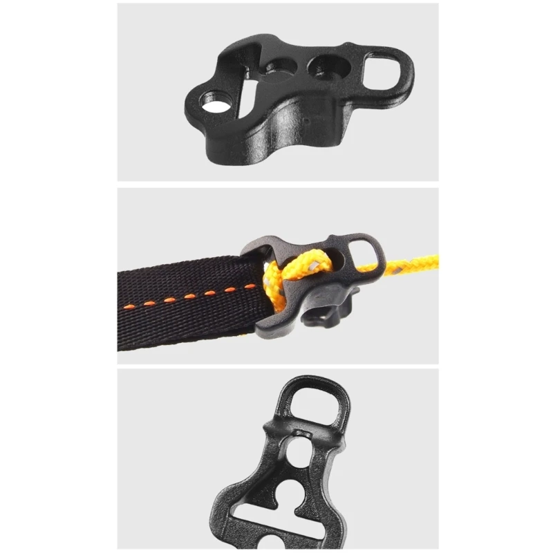 10Pcs Tent Guyline Guy Line Adjuster Stopper Tightener Guy Rope Tensioners Tent Wind Rope Buckles Cord Guyline Runners