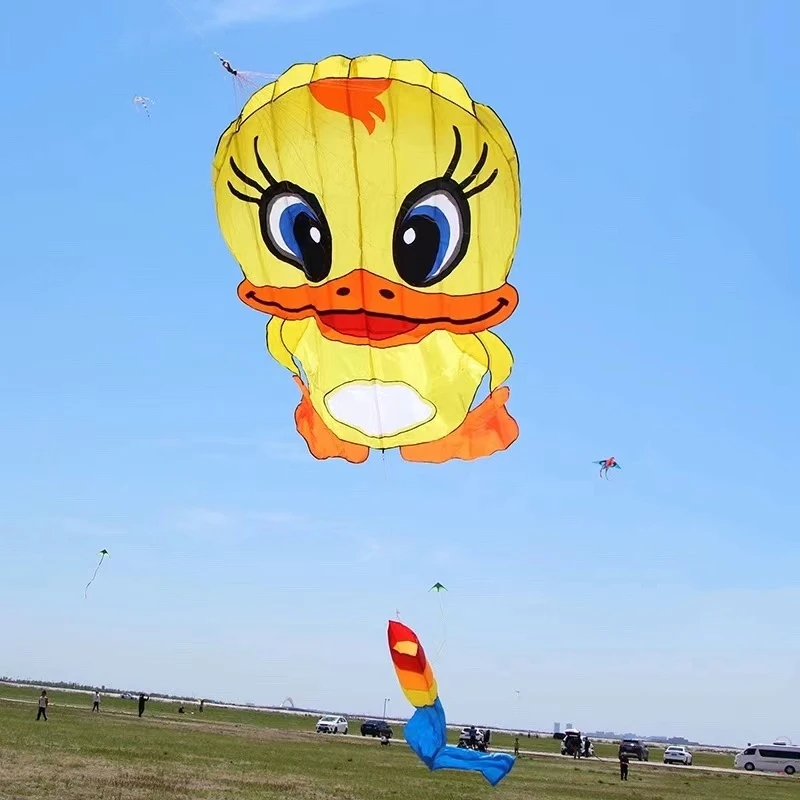 Gratis Verzending Eendenkites Vliegen Voor Kinderen Vliegers Fabriek Opblaasbare Vliegers Outdoor Speelgoed Draak Wind Vissen Kite Soft Kites Fun