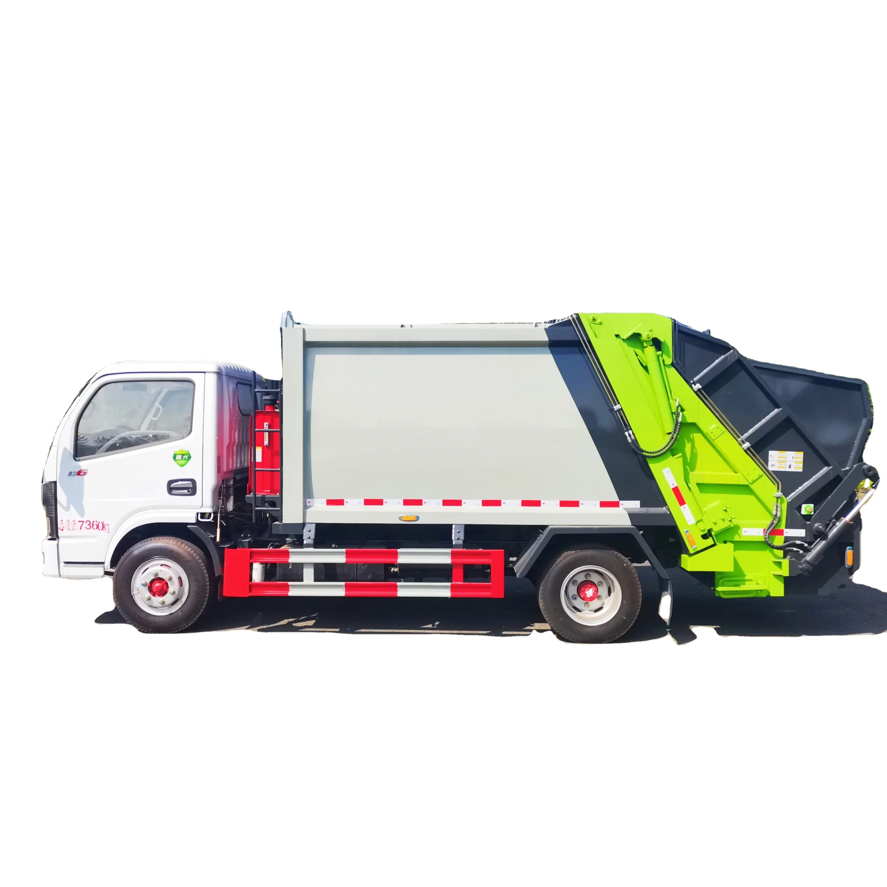 Euro 2 Manual Diesel Garbage Compression Garbage Transport Vehicle Garbage Compactor Truck 10m3