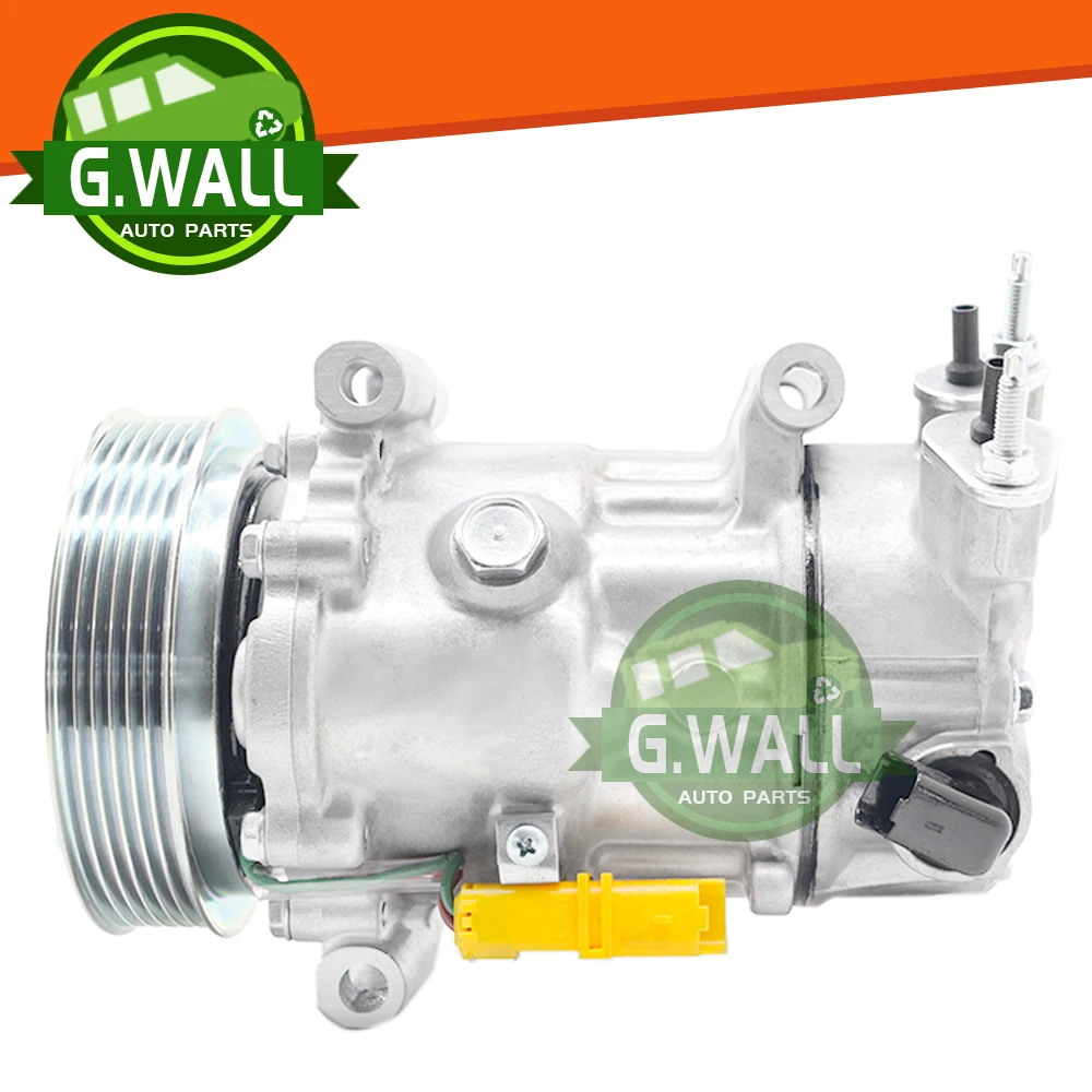 SD7C16 AC Compressor For Peugeot 307 308 406 607 807 Citroen C4 Berlingo 6453QN 6453QL 6453ZA 6453WN 6453WP 6453QL 1321F