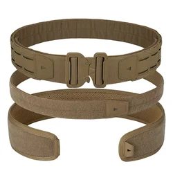 YAKEDA Battle Molle Riggers Belt Duty Belt Heavy Duty Anti-Slip Pad & Inner Belt Comb 3-In-1 System