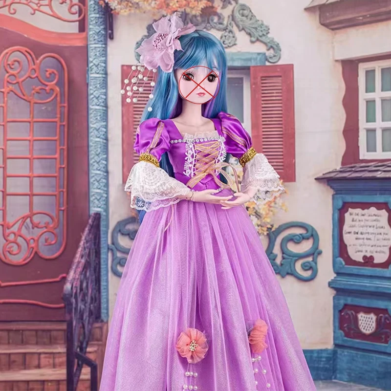 

New 60CM BJD Doll Clothes 1/3 Doll Fashion Wedding Dress DIY Doll Accessories Dress Up Doll For Kids Gift