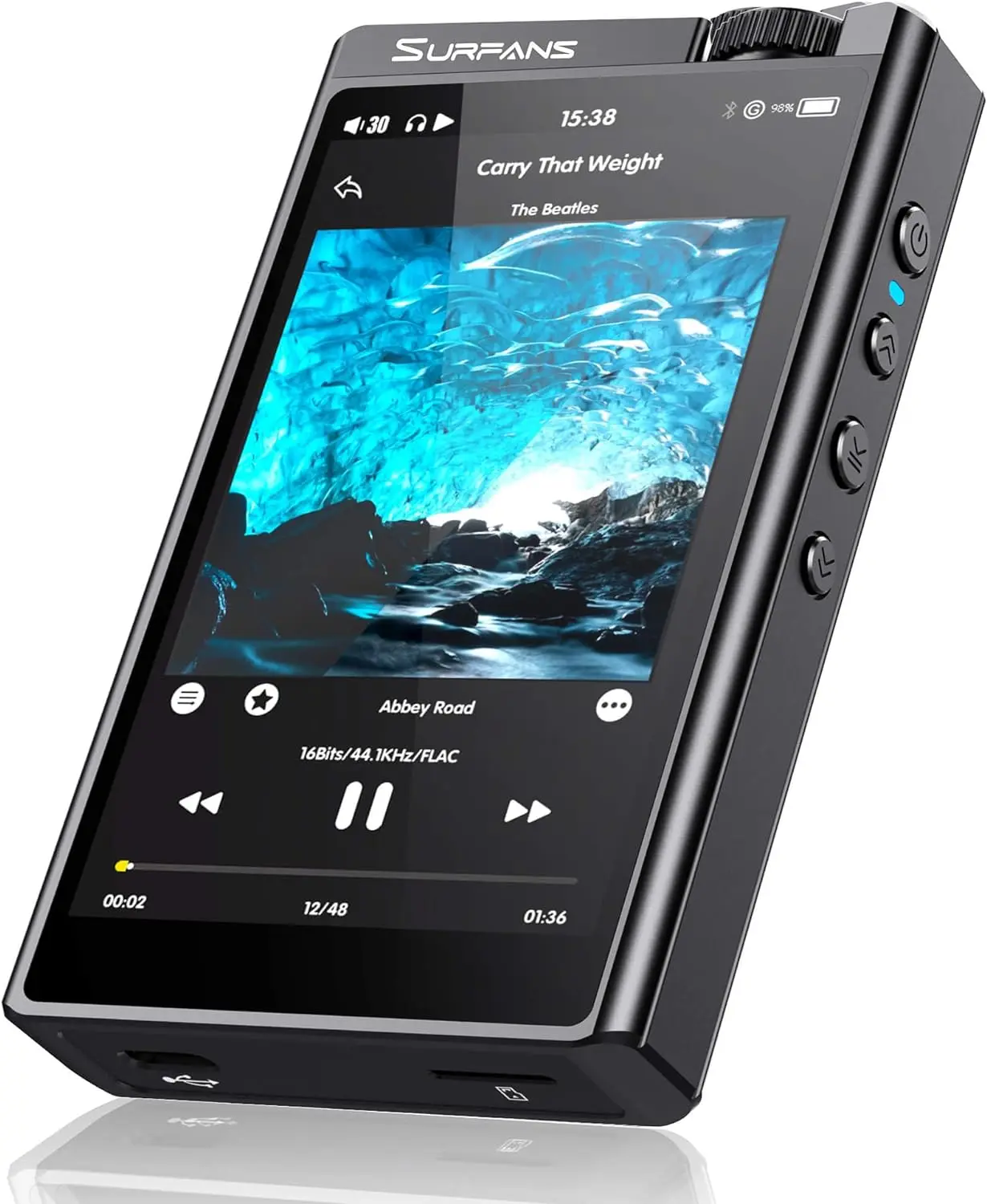 Hifi Mp3-speler Met Bluetooth Dsd Lossless Muziekspeler 4.0 Inch Touchscreen 128Gb