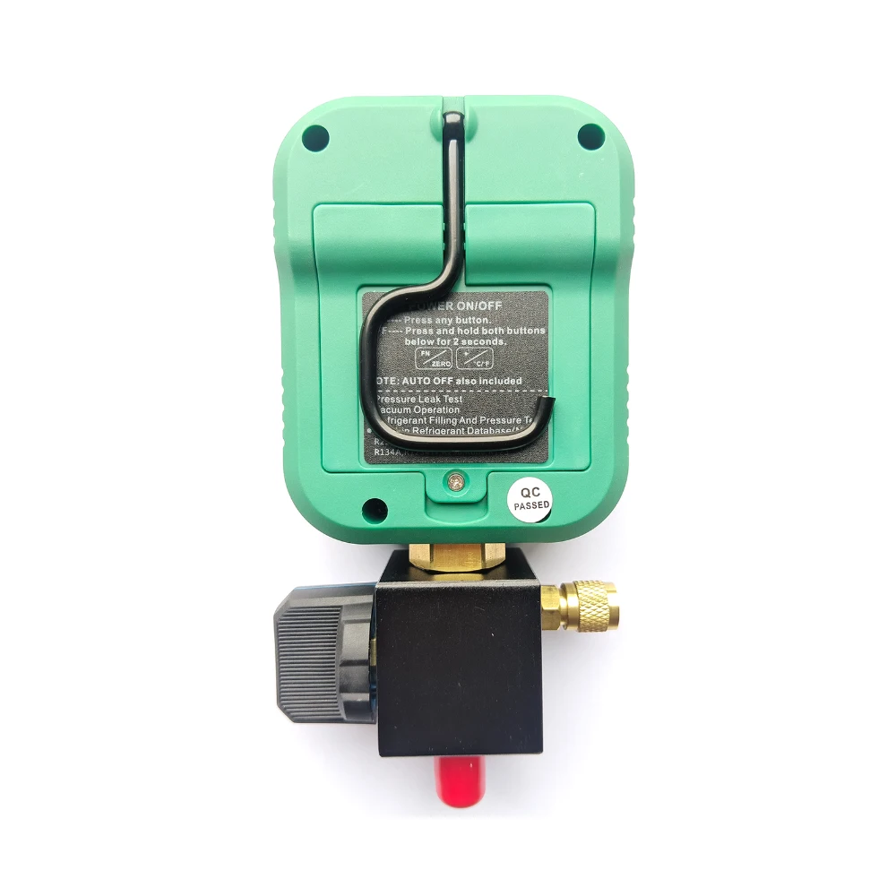 Coletor digital medidor de ac ar condicionado medidor de carregamento conjunto de ferramentas para manutenção e pressão de refrigeração precisa