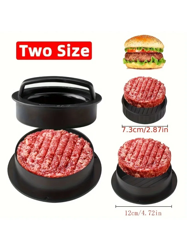 1 Set, Geeignet für Wohnmobil-Küchen, Antihaft-Hamburgerpresse, Fleischpasteten-Form, Geeignet für Fleisch, Milch, Käse, Gemüse