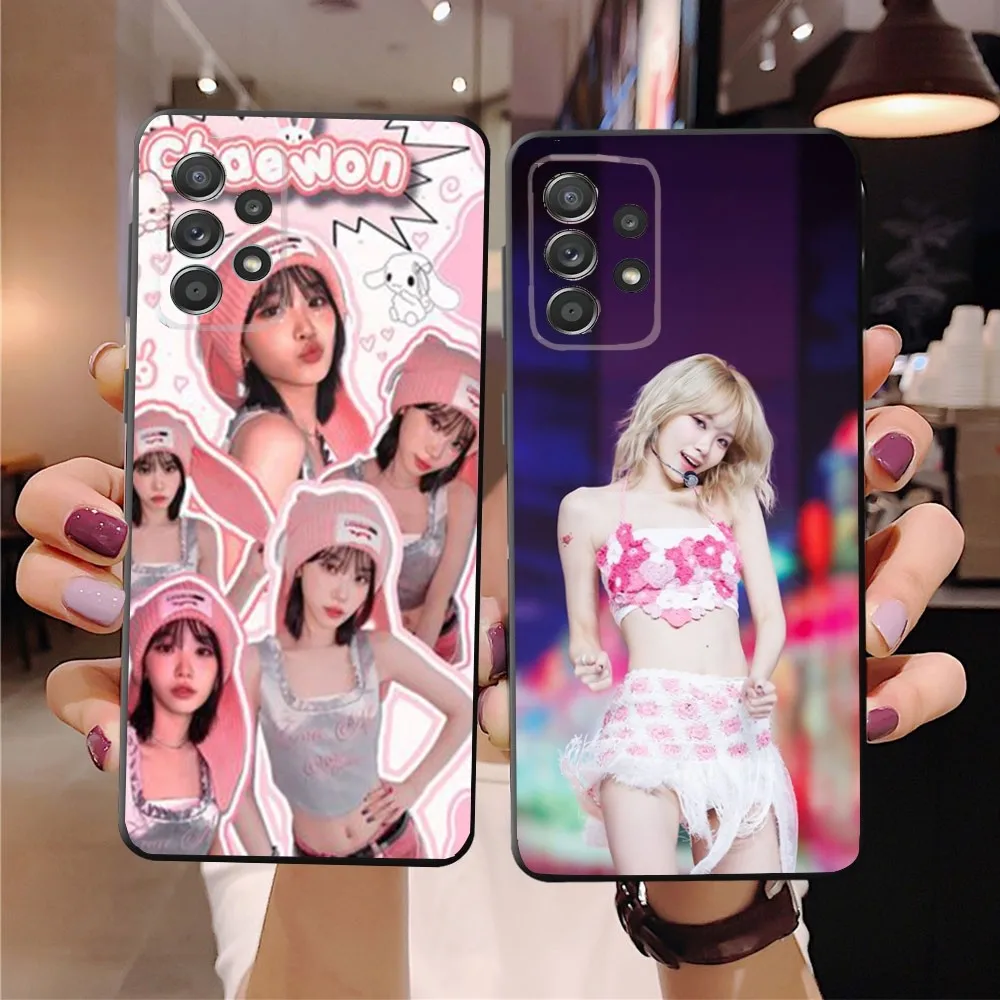 Singer K-Kim Chaewon-S  Phone Case For SamsungS24,23,22,21,S20 Ultra Pro 10,S30Plus,S9,20lite Ultra Black Cover