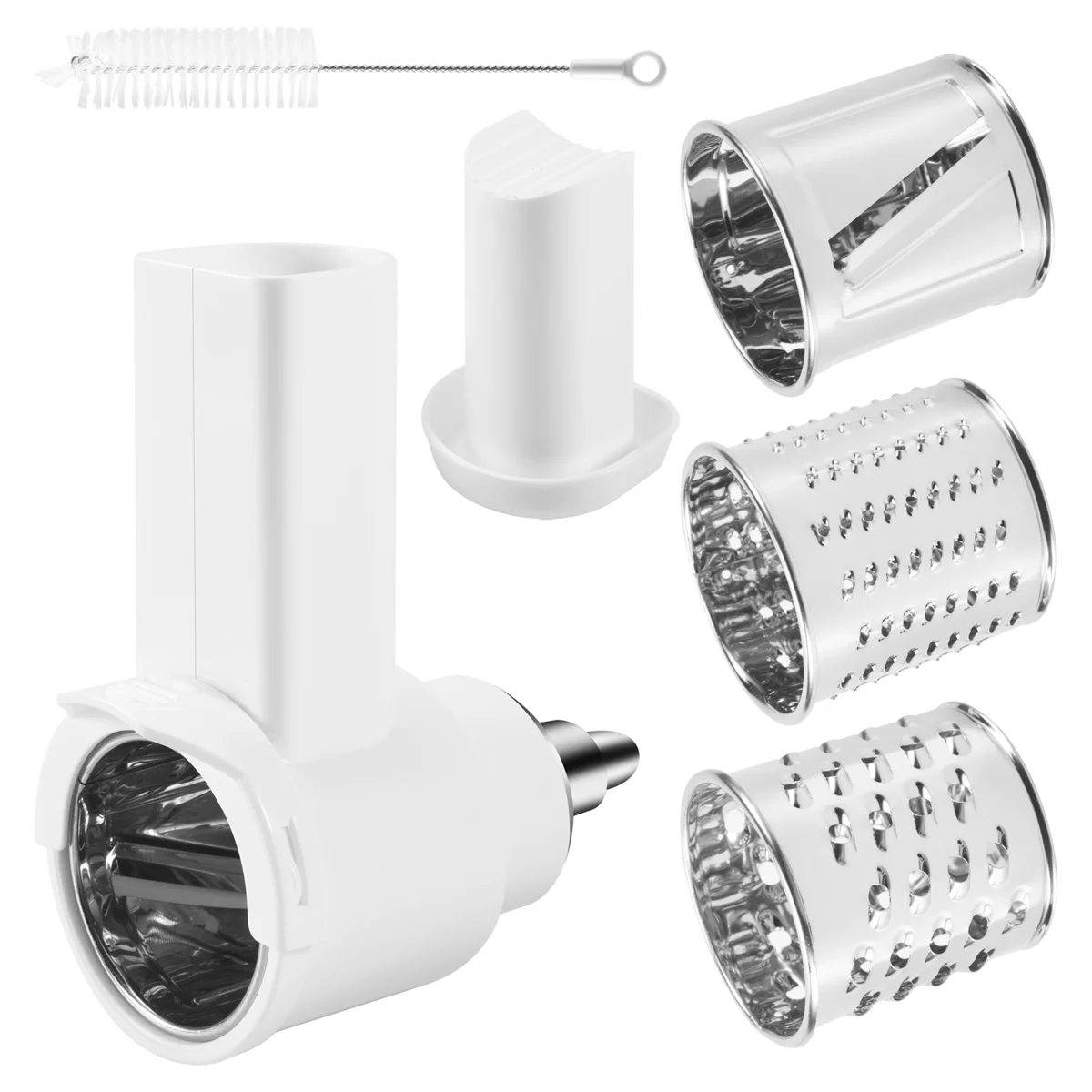 HOT Cheese Slicer Shredder Attachment for Kitchenaid Stand Mixer,Replace Kitchenaid Shredder Accessories with 3 Blades