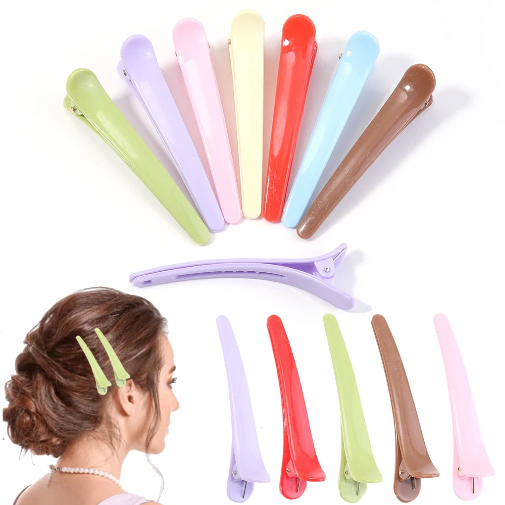 30 Teile/satz Kunststoff Rand Clip Haarnadel Zubehör Plus Größe 8CM Fisch Schnabel Clip Haar und Ente Schnabel Clip haarnadel Haar Styling Werkzeuge