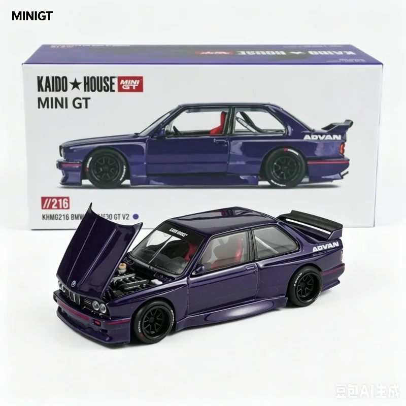 

MINIGT1:64 BMW M3 Kaido GT V2 Open End Alloy Car Model, Desktop Decoration, Adult Collectibles,Creative Gifts, Male Toys.