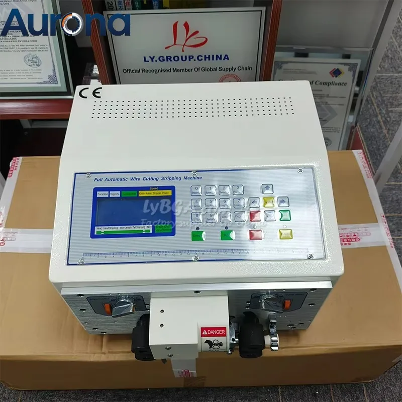【Industrial】Shipped From Poland SWT-608-EN 4Wheels Drive Wire Stripper Automatic Electric Peeling And Cutting Machine For 0.1-8m