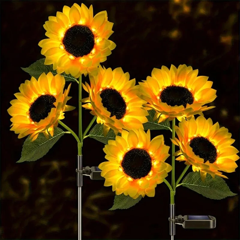 

Solar Garden Light Flower Light Sunflower Outdoor Waterproof LED Lawn Garden Villa Balcony Decorative Light