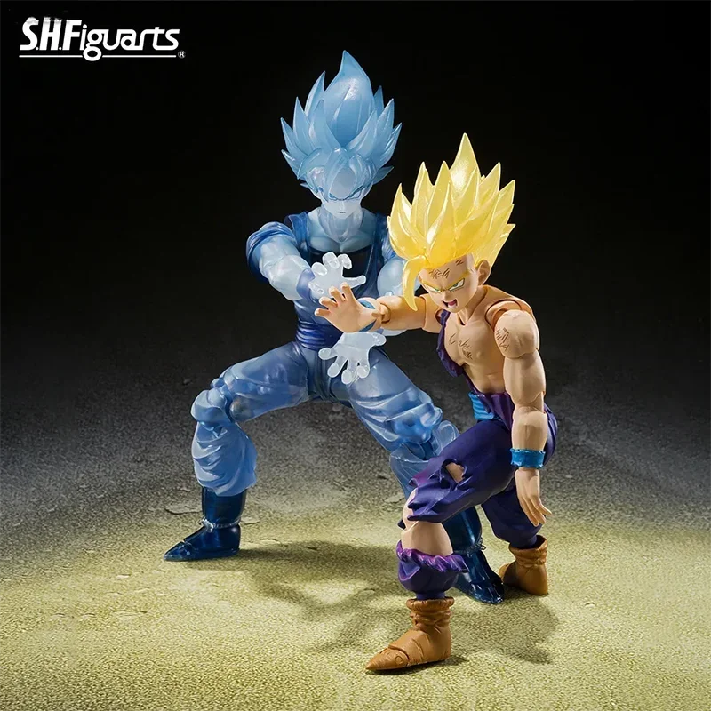 In Magazzino Genuino BANDAI SHFiguarts Dragon Ball Z SUPER SAIYAN SON GOKU E SON GOHAN Esclusiva Edizione Anime Action Figure Giocattoli