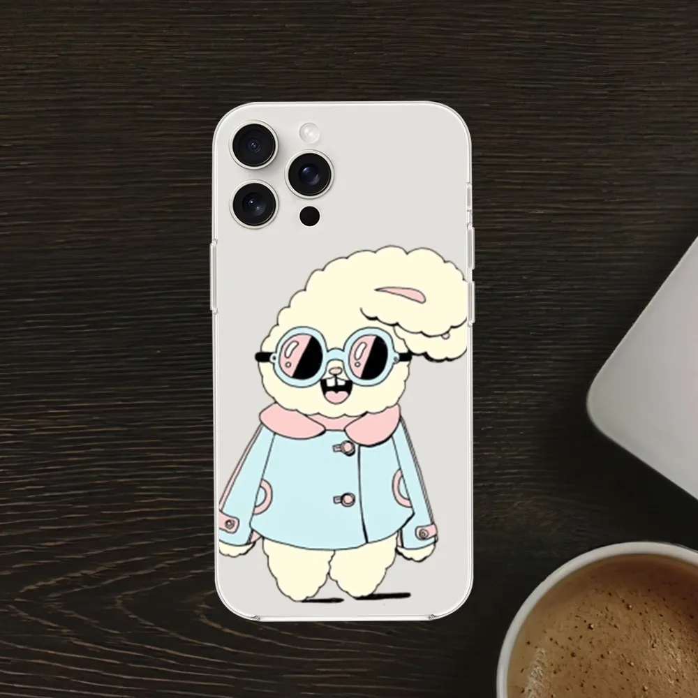 Korea Esther Bunny cute Phone Case For Samsung Galaxy S20 S21 S22 S23 A71 FE Lite Plus ULTRA Transparent Shell image 5