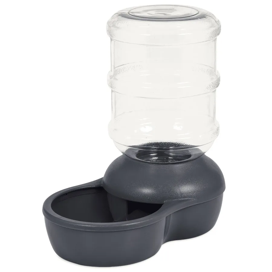 

Поилка-автомат Lebistro Gravity Waterer для кошек и собак, 9,5 л, черная, идеально подходит для дома или зооцентров Ensu