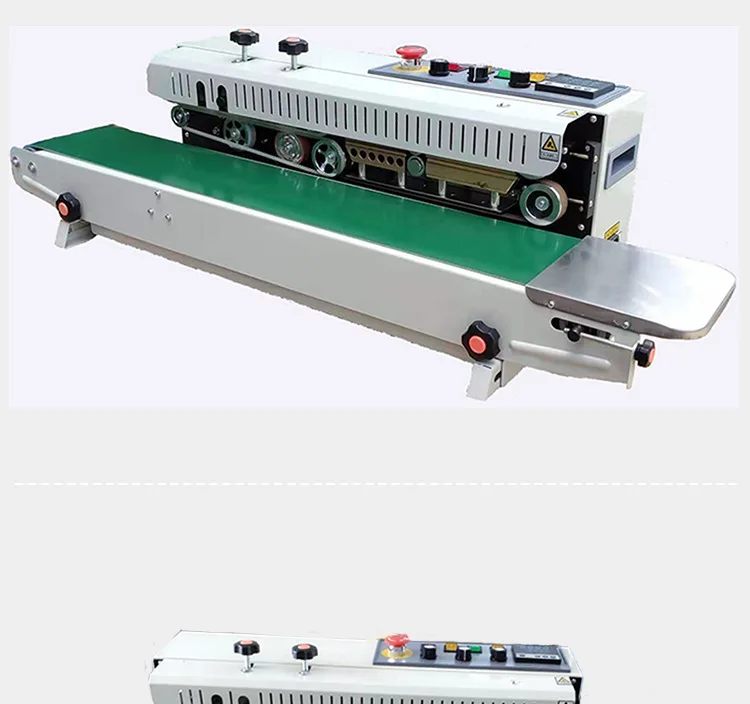 

1000-2 type automatic ink wheel printing continuous sealing machine colored commercial plastic bag aluminum foil bag