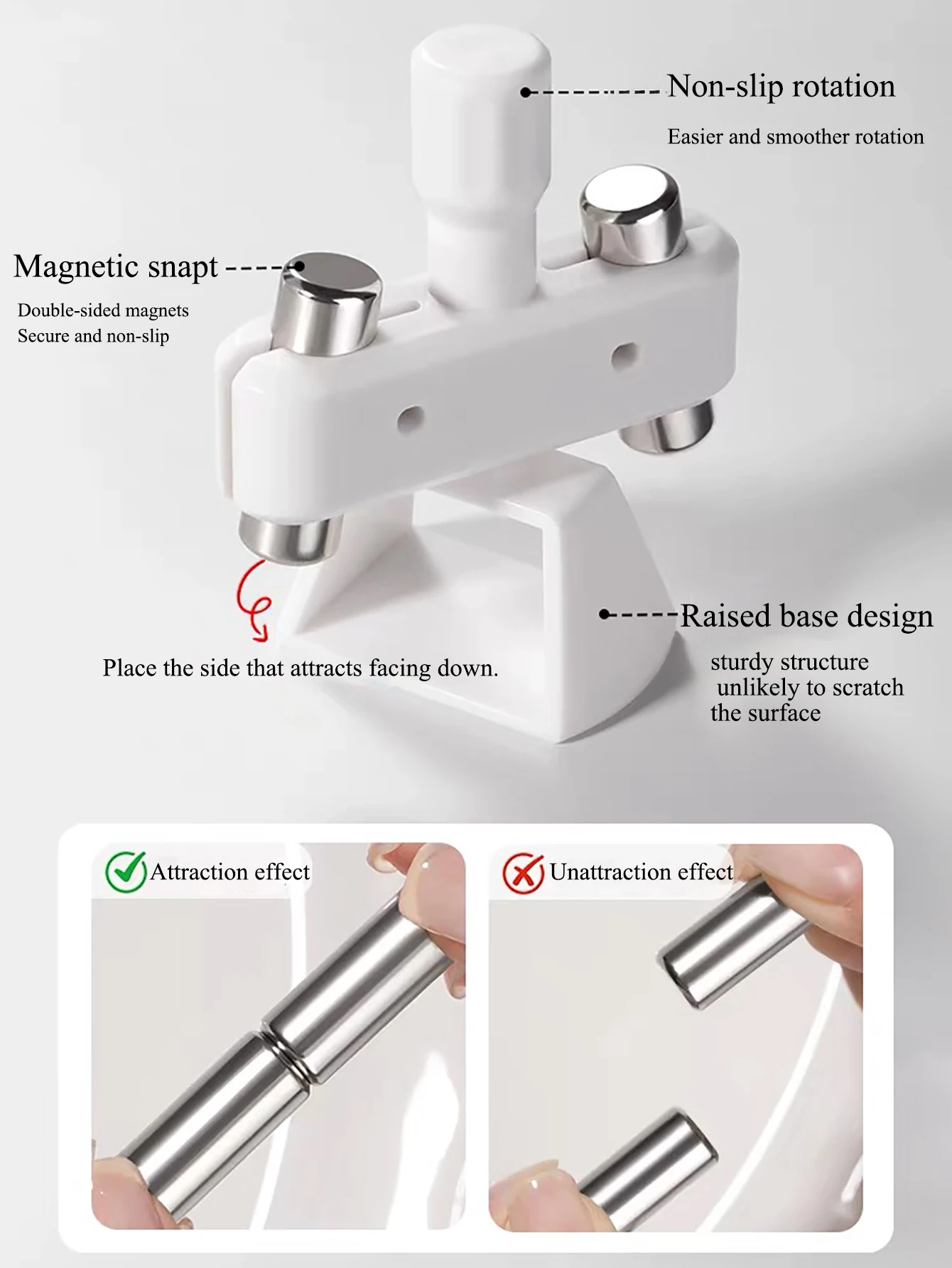 New Rotating Gyroscope Magnet Suction Glass Beads Cat Eye Gel Nail Polish Special Strong Magnetic Multifunctional Novice Tool
