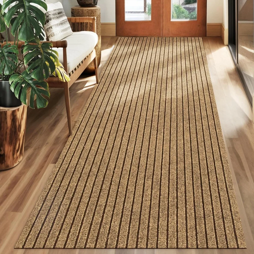 6ft x 26ft Runner Rug Non-Slip Outdoor Indoor Carpet Runner Custom Size Floor Runners Area Rugs Mat with Rubber Backing for