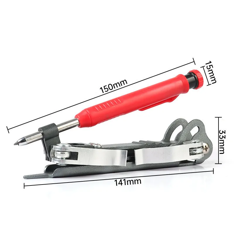 

Карандаш-чертилка из алюминиевого сплава для деревообработки, измерительный чертильный инструмент для граффити, карандаш-чертилка для столярных работ