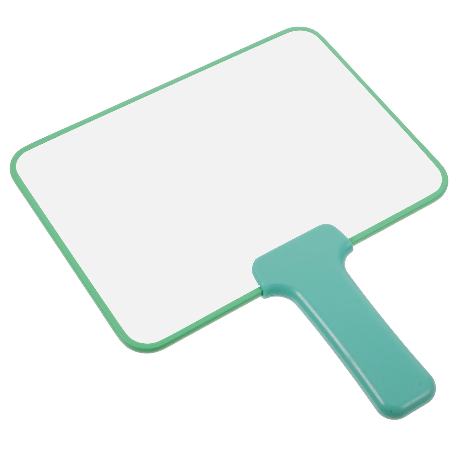 Handheld Whiteboard Dry Erase Answer Paddle Holding Sign Double Sided Whiteborad