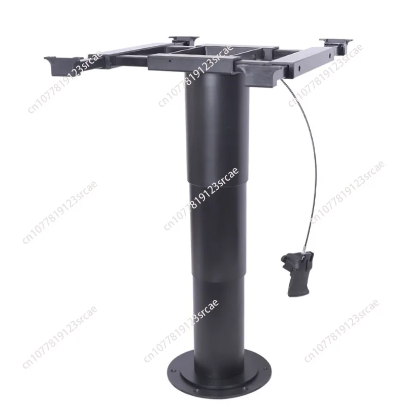 Car table legs RV high and low trailer pneumatic bed adjustment four left and right desktop table rack can be rotated and lifted