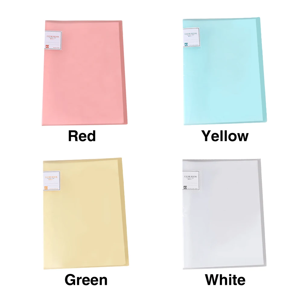 A3 Folder Painting Storage Book Photo Presentation Clear Pockets Diamond Protective 30 Pages Letter Dustproof Lightweight